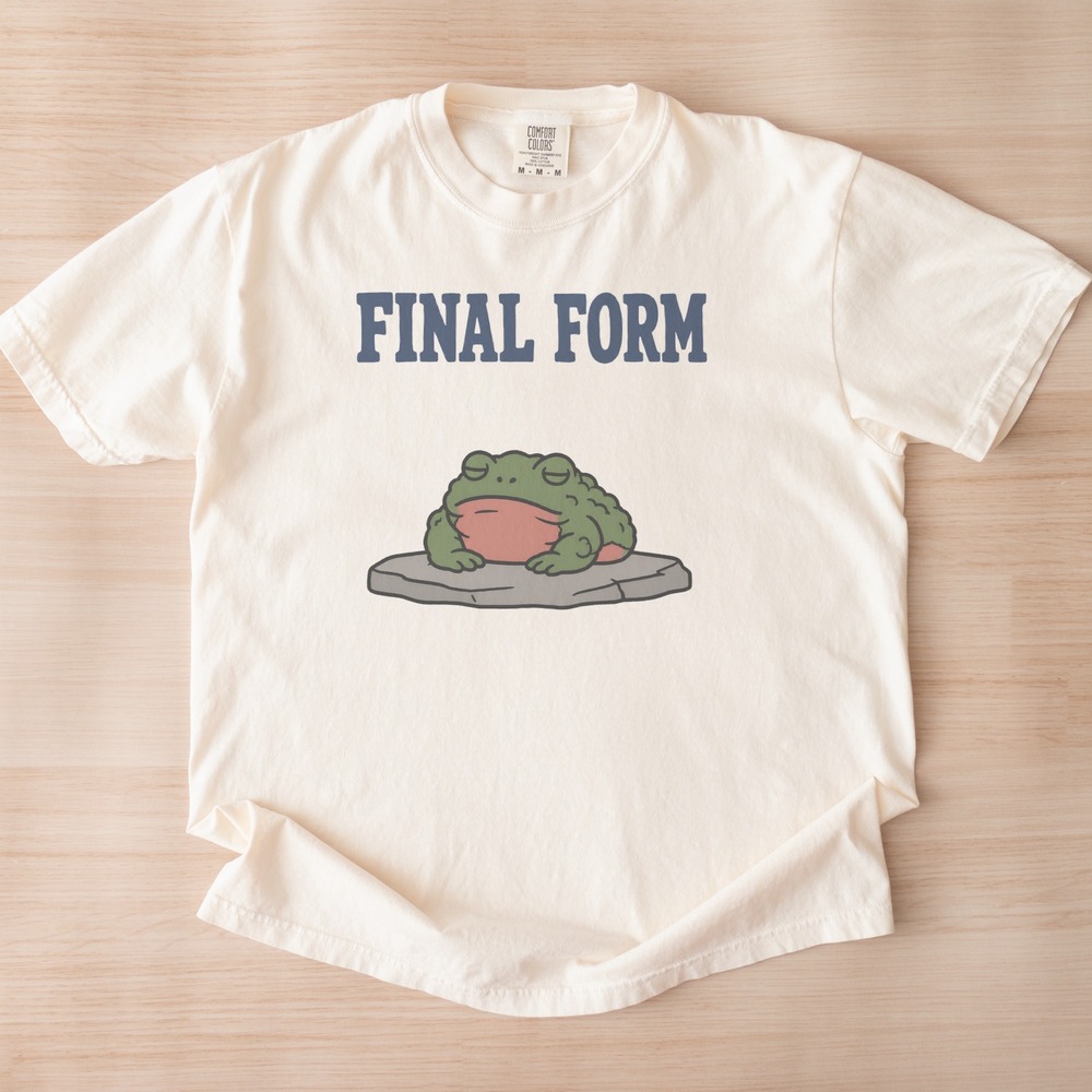 Final Form Toad Lounging on a Stone Slab Tee